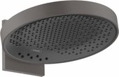 Верхний душ Hansgrohe Rainfinity 360 3jet, с настенным креплением, шлифованный чёрный хром 26234340