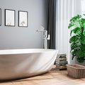 Смеситель для ванны напольный Aquatek Альфа, внешняя и скрытая часть, хром AQ1945CR