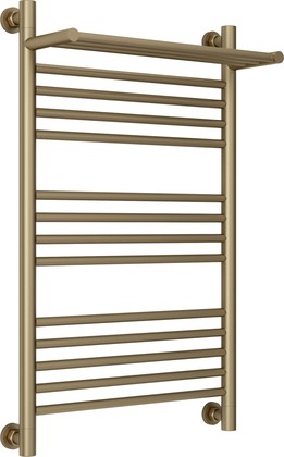 Полотенцесушитель водяной Сунержа Богема+ с полкой 800x500, золотой шёлк 32-0223-8050