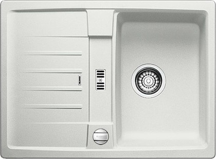 Кухонная мойка оборачиваемая с крылом, гранит, серый шёлк Blanco Lexa 40S 518634