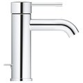 Смеситель для раковины Grohe Essence S, рычажный донный клапан, хром 24171001