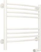 Полотенцесушитель электрический Сунержа Богема 2.0, выгнутая 500x500, МЭМ справа, белый 12-5203-5050