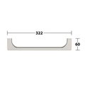 Поручень Keuco Edition 11, 322мм, шлифованный никель 11107 050000