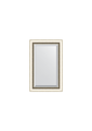 Зеркало Evoform Exclusive 530x830 с фацетом, в багетной раме 70мм, состаренное серебро с плетением BY 1132