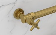 Вентиль Сунержа угловой Крест G1"НРxG3/4"НГ, глянцевое золото 03-1304-0134
