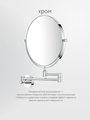 Зеркало косметическое ArtWelle Harmonia, настенное, двустороннее, хром HAR 056