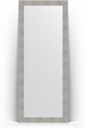 Зеркало Evoform Definite Floor 810x2010 пристенное напольное, в багетной раме 90мм, волна хром BY 6011