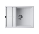 Кухонная мойка Omoikiri Sumi 65A-WH, с крылом, Artceramic, белый 4993861