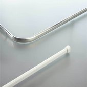Карниз для шторы в ванную угловой 170х70см, хром Spirella Ova 1025878