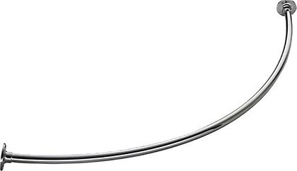 Карниз для ванны Aquatek Ума 1450x1450, дуга, хром KARN-0000024