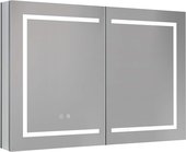 Шкаф зеркало для ванной Aquatek круговая подсветка, 1000x700x133 AQ7104-MLC