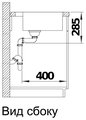 Кухонная мойка Blanco Solis 500-IF/A, клапан-автомат PushControl, полированная сталь 526124
