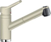 Смеситель кухонный однорычажный с выдвижным изливом, SILGRANIT жасмин Blanco ACTIS-S 512923