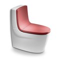 Сиденье и крышка для унитаза Roca Khroma микролифт, красный 801652F3T