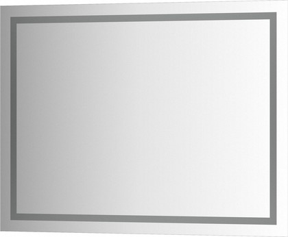 Зеркало Evoform Ledline 80x60, встроенный LED-светильник, без выключателя BY 2135