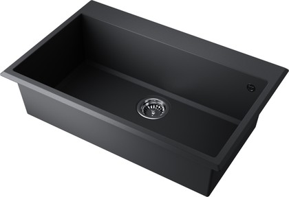 Кухонная мойка Omoikiri Tedori 79-BL, Tetogranit, чёрный 4993948