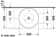 Duravit STARCK 1 Раковина, диаметр 53см, артикул 4085300001