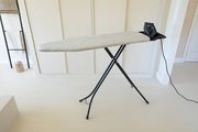 Гладильная доска Brabantia 124x38см B, с держателем для парового утюга, Denim Grey Джинсовый серый 236129