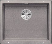 Кухонная мойка Blanco Subline 500-U, без крыла, отводная арматура, гранит, алюметаллик 523434