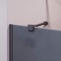 Шторка на ванну RGW SC-151B 700x1500, стекло тонированное 8мм, чёрный 351115107-34