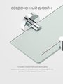 Полка для ванной ArtWelle Harmonia 60см, хром, стекло HAR 036