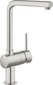 Смеситель однорычажный для кухни стандартный, суперсталь Grohe MINTA 31375DC0