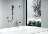 Душевой гарнитур Aquatek Бетта 650, 3jet, без мыльницы, ПВХ шланг, чёрный матовый AQ2017MB