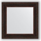 Зеркало Evoform Definite 720x720 в багетной раме 99мм, тёмный прованс BY 3158