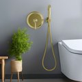 Смеситель с гигиеническим душем Aquatek Классик, полированное золото AQ1519PG
