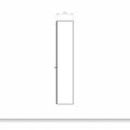 Verona SUSAN Шкаф-пенал подвесной, ширина 30см, дверца, петли слева, артикул SU301L