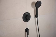 Шланговое подсоединение Hansgrohe FixFit Fine S, с клапаном обратного тока, матовый чёрный 28882670