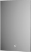 Зеркало с фацетом Defesto Glow 40x60, LED подсветка, сенсорный выключатель, тёплый белый свет DF 2512S