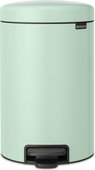 Мусорный бак с педалью Brabantia NewIcon 12л, мятно-голубой 233906
