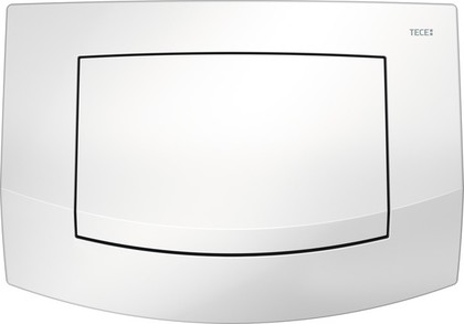 Кнопка управления TECE ambia, одинарная система смыва, антибактериальное покрытие, белый 9240140