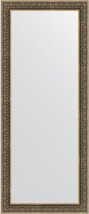 Зеркало Evoform Definite Floor 840x2040 напольное в багетной раме 101мм, вензель серебряный BY 6030