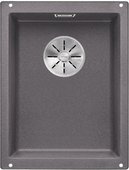 Кухонная мойка Blanco Subline 320-U, отводная арматура, тёмная скала 523407
