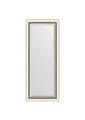 Зеркало Evoform Exclusive 580x1430 с фацетом, в багетной раме 70мм, состаренное серебро с плетением BY 1162