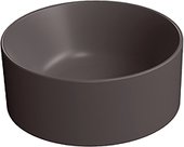 Раковина GSI Kube X d320, накладная, круглая, коричневый матовый 943516