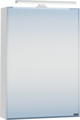 Зеркальный шкаф Санта Стандарт 500x730x150, с подсветкой, белый 113015