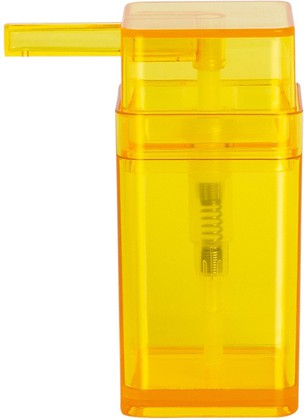 Дозатор для жидкого мыла Spirella Cubo настольный, пластик, жёлтый 1015285