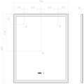 Зеркало Vigo Roberta Luxe 800x1000 LED-подсветка, подогрев, бесконтактный выключатель, часы, диммер 294