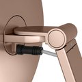 Косметическое зеркало Keuco iLook_move, подсветка, круглое, выключатель, увеличение х5, красное золото шлифованное 17612 299004