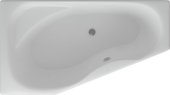 Ванна акриловая Aquatek Медея 170х95, левая, фронтальный экран, вклеенный каркас MED180-0000037