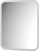 Зеркало с матированием и LED-подсветкой Defesto, 19W, 50x60см, сенсорный выключатель, нейтральный белый свет DF 3803S