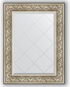 Зеркало Evoform Exclusive-G 700x920 с гравировкой, в багетной раме 106мм, барокко серебро BY 4123