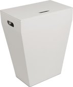 Корзина для белья Colombo Black&White, экокожа, белый B9201.EPB