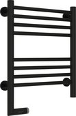 Полотенцесушитель электрический Сунержа Богема 2.0, прямая, 500x400, МЭМ слева, чёрный матовый 31-5204-5040