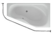 Ванна акриловая Aquatek Медея 170х95, правая, фронтальный экран, вклеенный каркас MED180-0000038