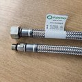 Гибкая подводка смесителя Flexitaly, M10x1 x G3/8", DN8, 45см, 1шт, нержавеющая сталь 1900245