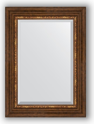 Зеркало Evoform Exclusive 560x760 с фацетом, в багетной раме 88мм, римская бронза BY 3387